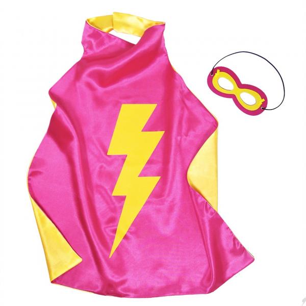 Kids Superhero Cape Double Sided Super Hero Capes for Girls picture