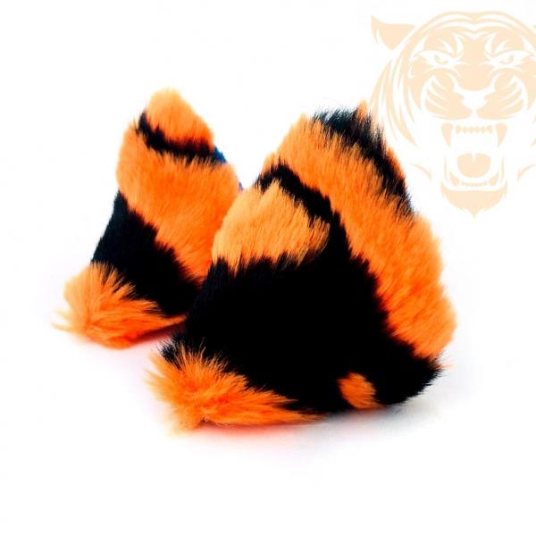 Tigers Fans Ear Clips Costume Party Animal Tiger Ears Clip Accessories picture