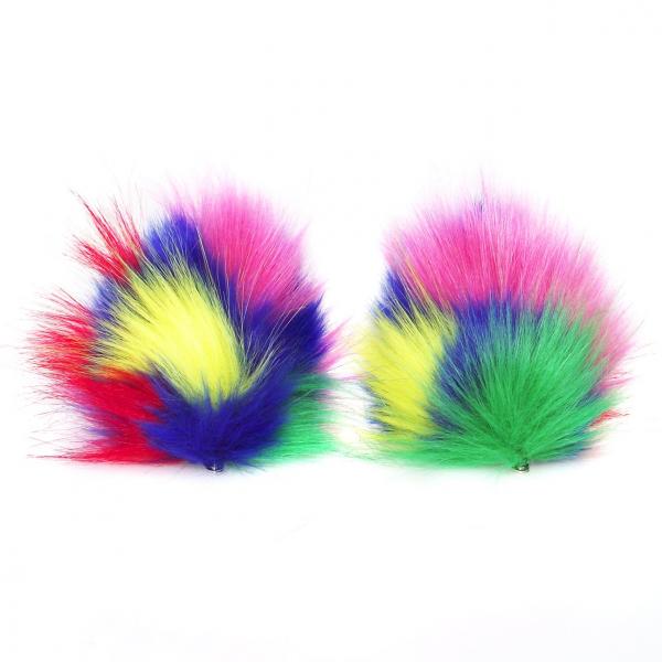 Crazy Furry Pointed Cat or Wolf Ears Animal Costume Accessories Cosplay Ear Clips picture