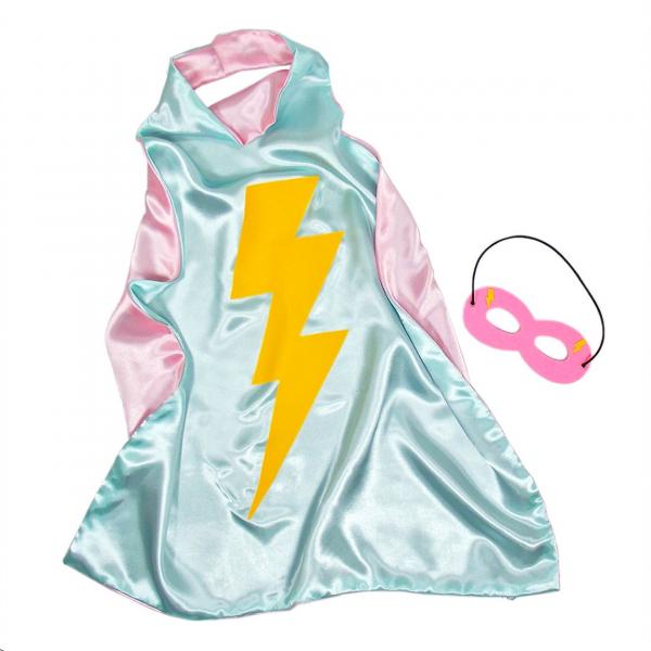 Kids Superhero Cape Double Sided Super Hero Capes for Girls