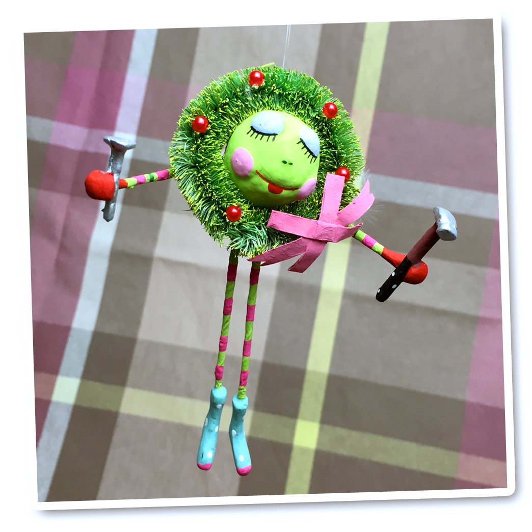 Christmas Tree Holiday Characters Glitterville Ornaments picture
