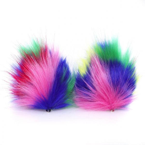 Crazy Furry Pointed Cat or Wolf Ears Animal Costume Accessories Cosplay Ear Clips picture