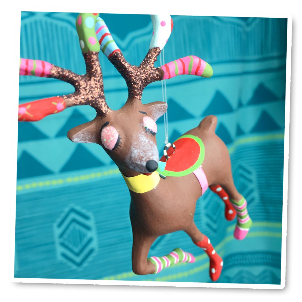 Christmas Tree Holiday Characters Glitterville Ornaments picture
