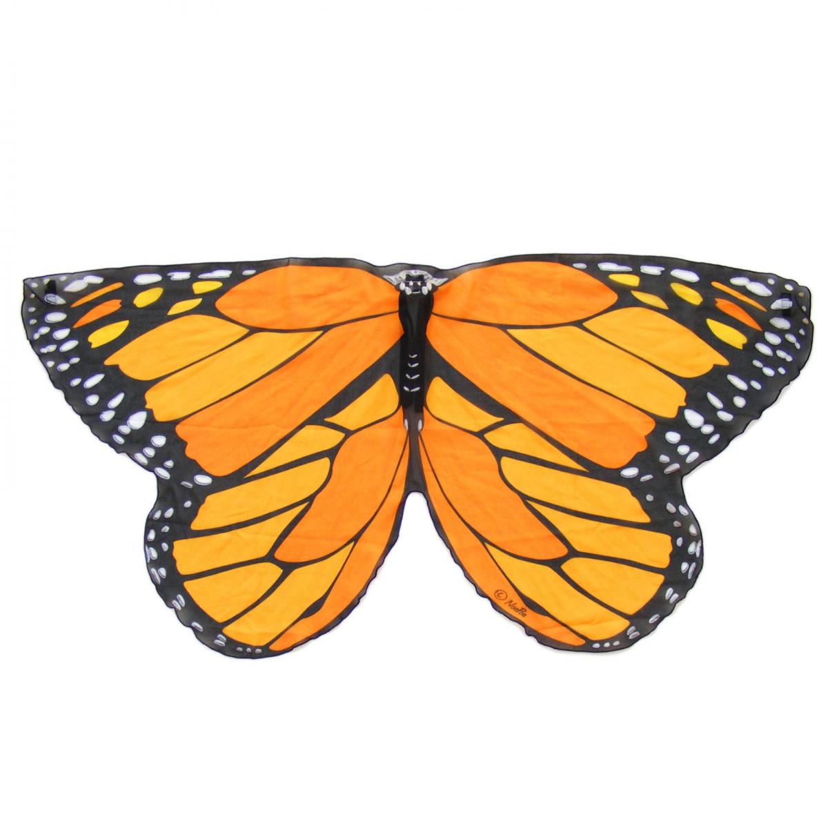 Childrens Butterfly Wings Kids Pink Painted Lady Cape Dress Up Dance Costume Wings picture