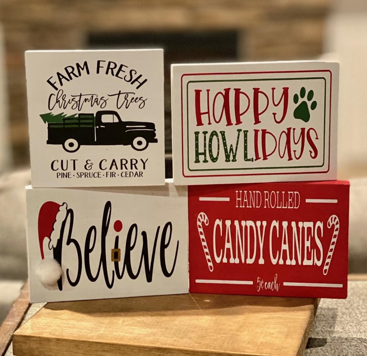 Unframed Christmas Signs picture