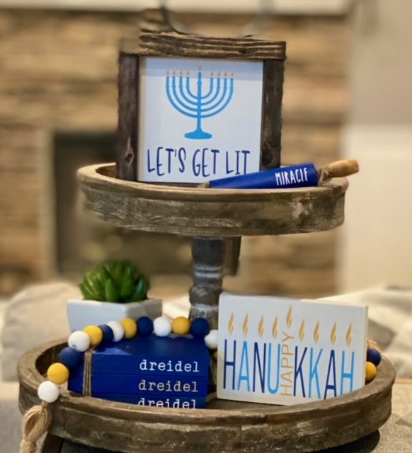 Framed 6X6 Framed Hanukkah Signs picture