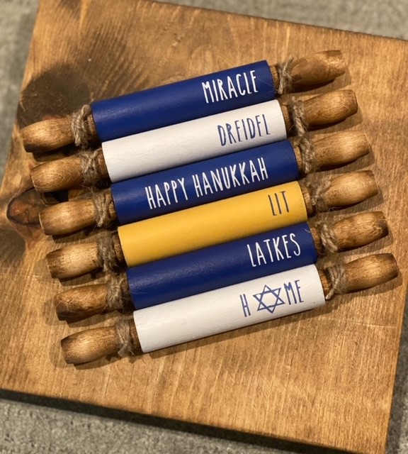 Hanukkah Mini Rolling Pin picture