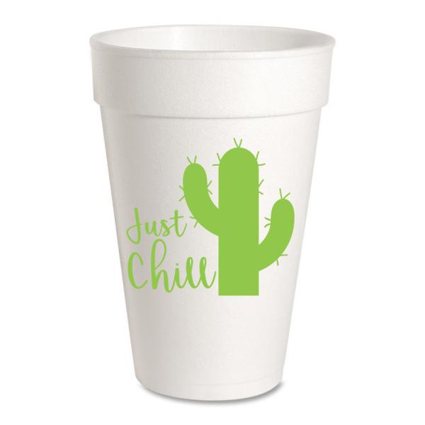 Just Chill Styrofoam Cups picture