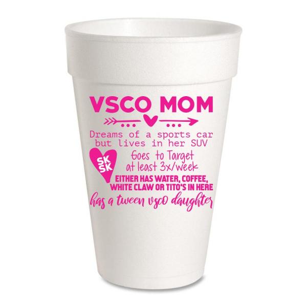 VSCO Mom Styrofoam Cups picture