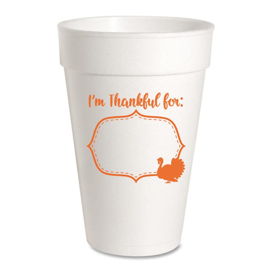 I'm Thankful For …  Styrofoam Cups picture