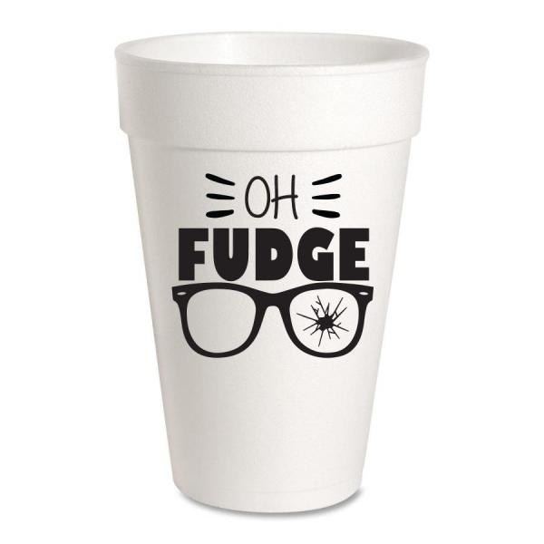 Oh Fudge Styrofoam Cups