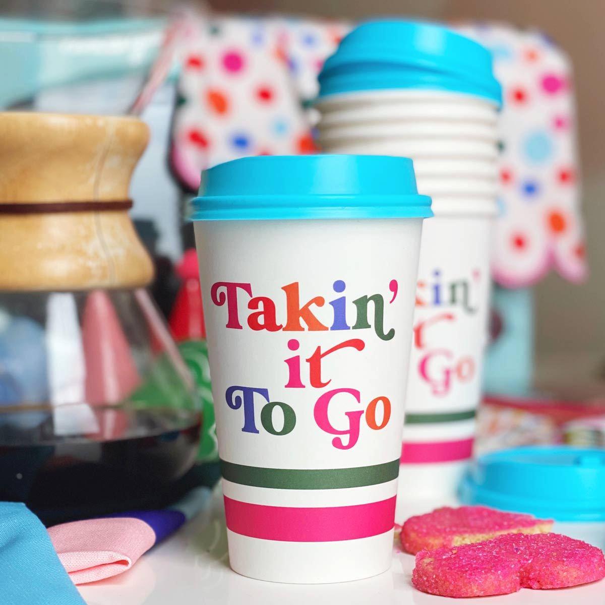 Takin' It To Go Coffee Cups picture