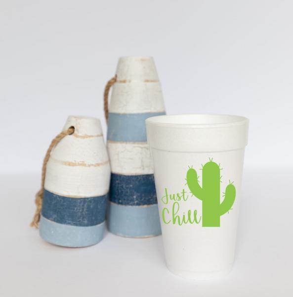 Just Chill Styrofoam Cups picture