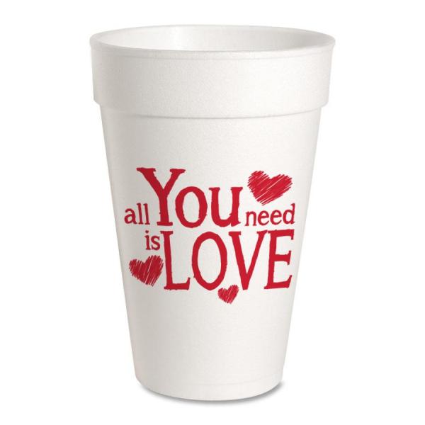 All You Need is Love Styrofoam Cups picture