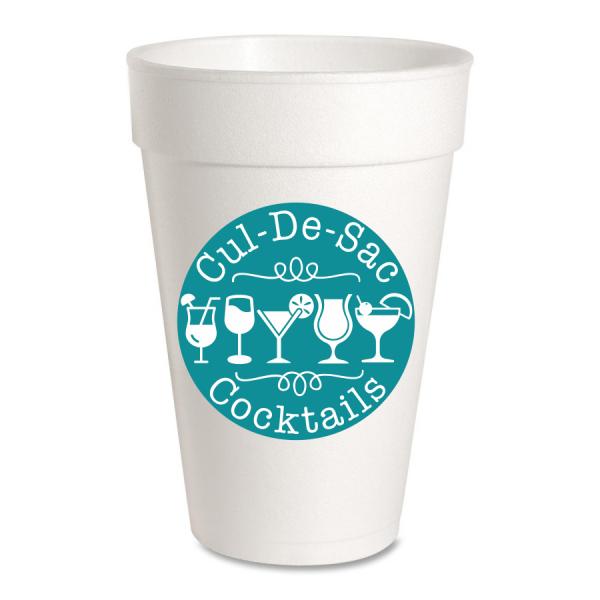 Cul-De-Sac Cocktails Styrofoam Cups picture