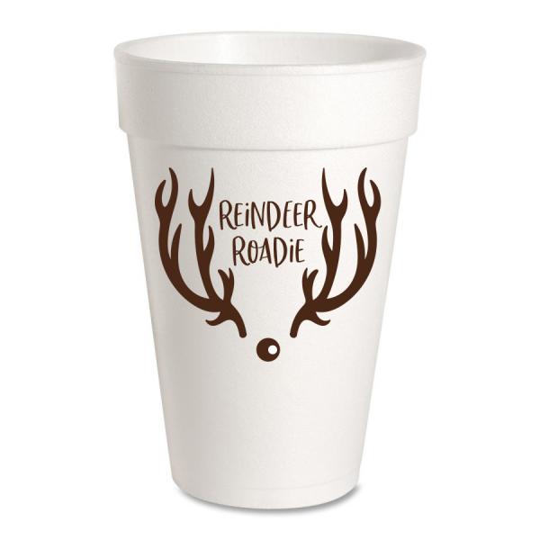 Reindeer Roadie Styrofoam Cups picture