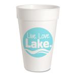 Live, Love, Lake Styrofoam Cups