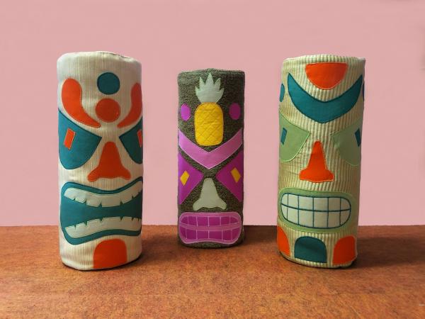 Boomerang Tiki - Green & Orange picture