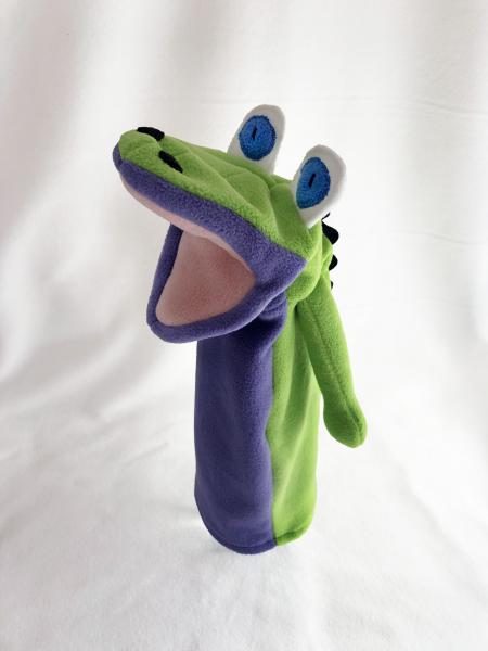 Green Dinosaur Puppet picture