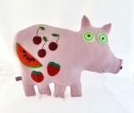 Pig with Red Fruits