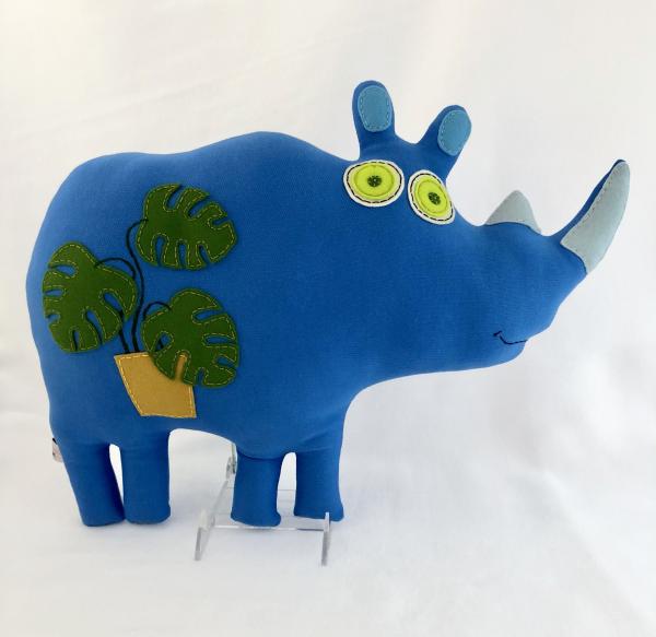 Rhino with Monstera picture