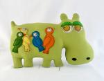 Hippo with Birds