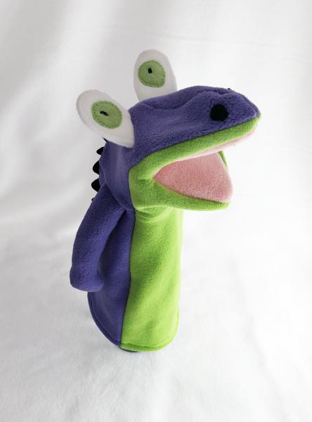 Purple Dinosaur Puppet picture