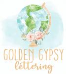 Golden Gypsy Lettering