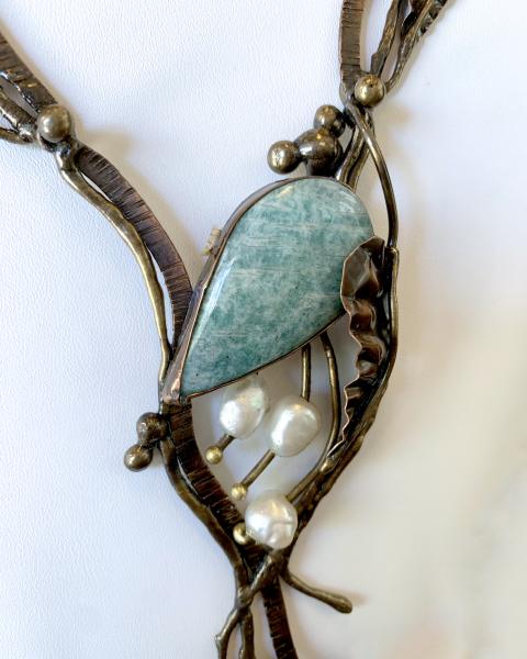 Pearl and Amazonite Necklace picture