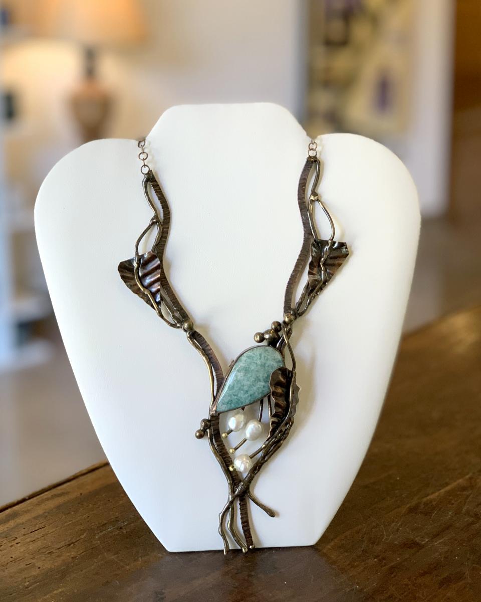 Pearl and Amazonite Necklace picture