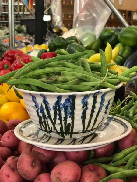 bowl - berry w/plate picture