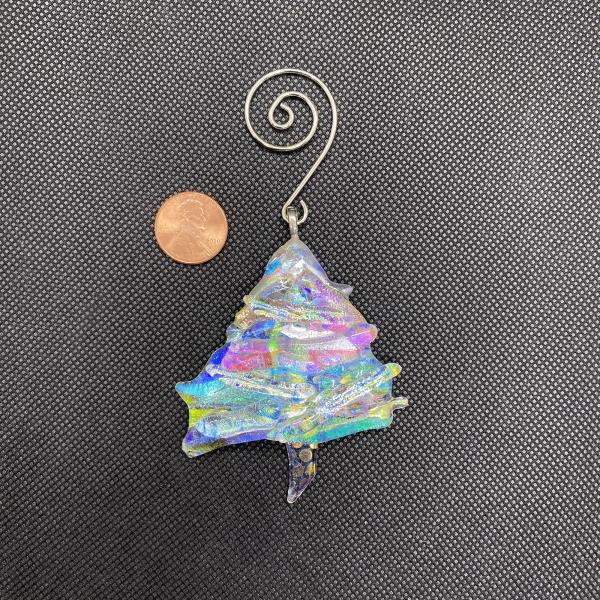 Dichroic Tree Ornament - 8 picture