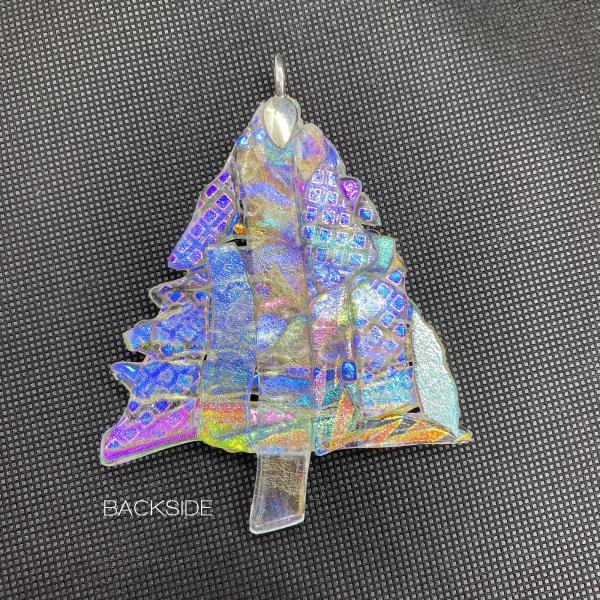 Dichroic Tree Ornament - 6 picture
