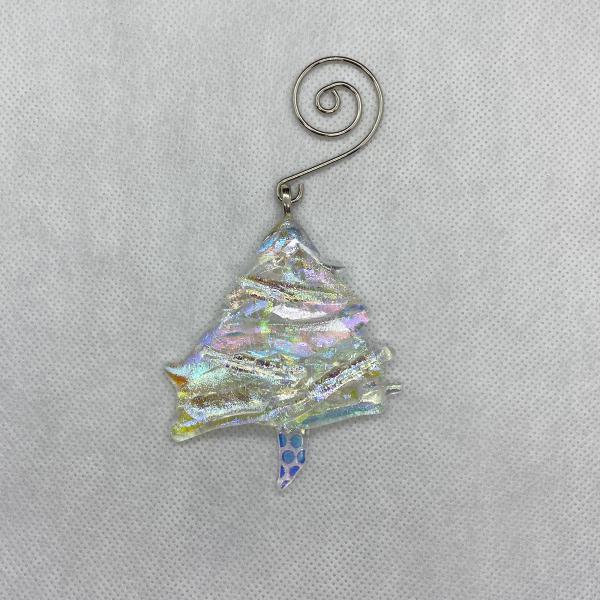 Dichroic Tree Ornament - 8 picture