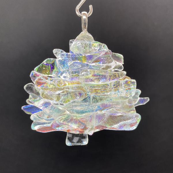 Dichroic Tree Ornament - 7 picture