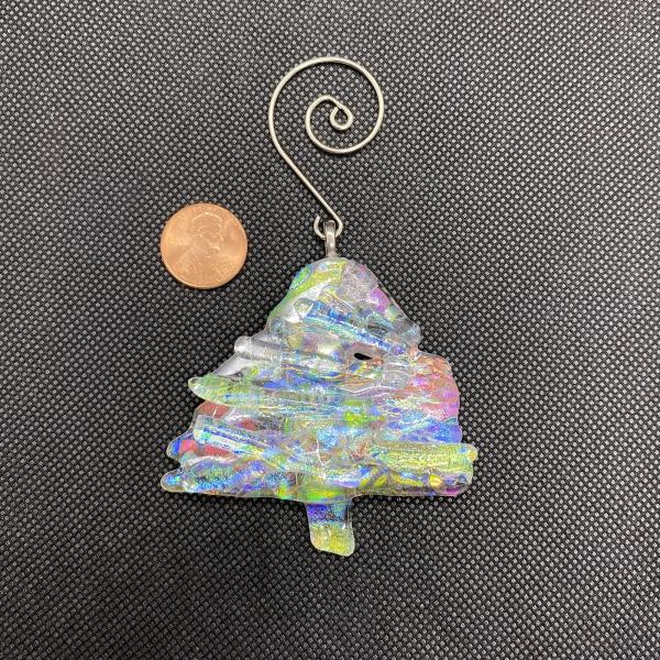 Dichroic Tree Ornament - 9 picture