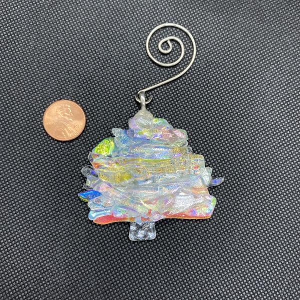 Dichroic Tree Ornament - 7 picture