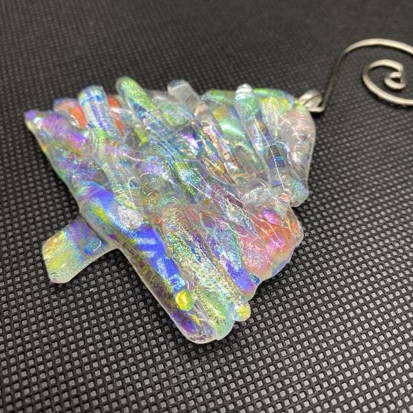 Dichroic Tree Ornament - 9 picture