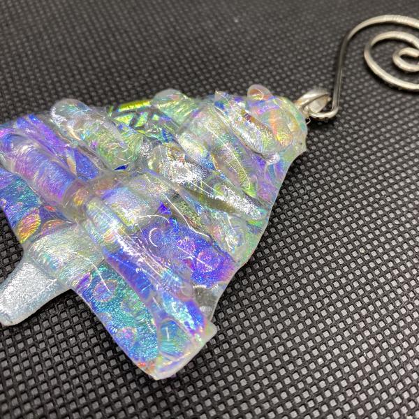 Dichroic Tree Ornament - 10 picture