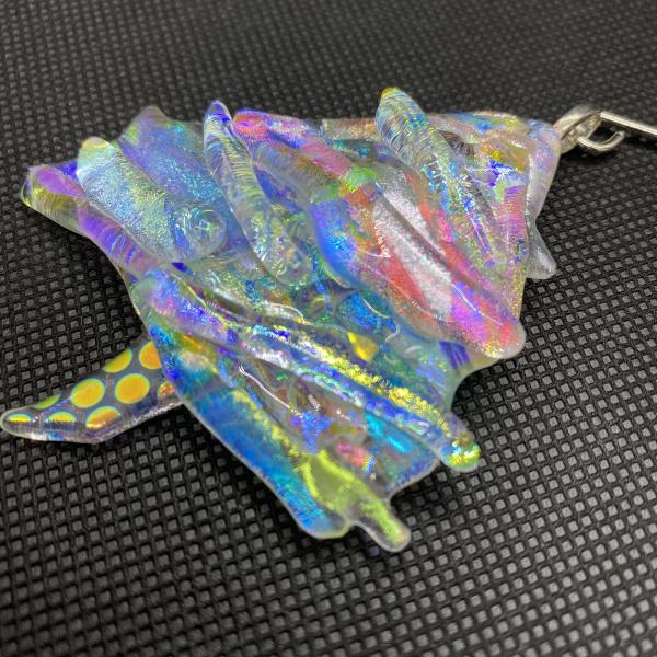 Dichroic Tree Ornament - 8 picture