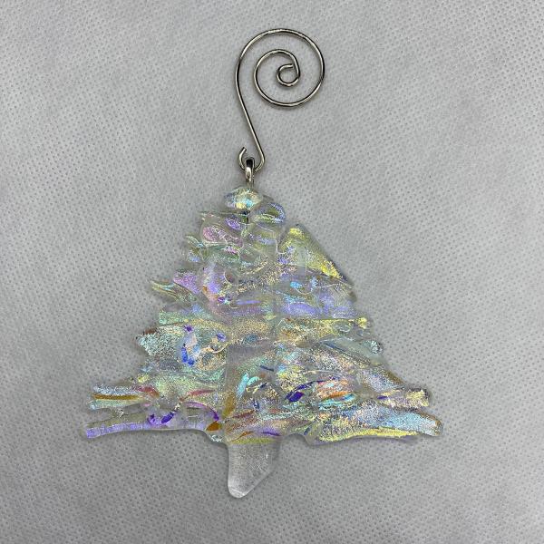 Dichroic Tree Ornament - 3 picture