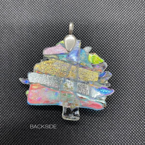 Dichroic Tree Ornament - 7 picture