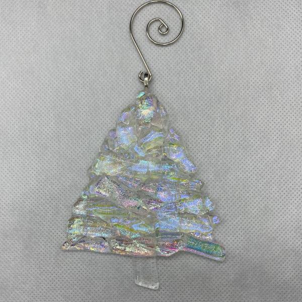 Dichroic Tree Ornament - 6 picture