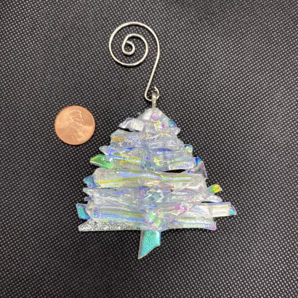 Dichroic Tree Ornament - 4 picture