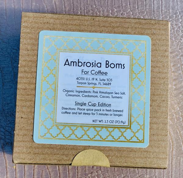 Ambrosia Boms for Coffee Single Cup Edition