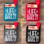 Life is What You Bake It Pot Holder Gift Set