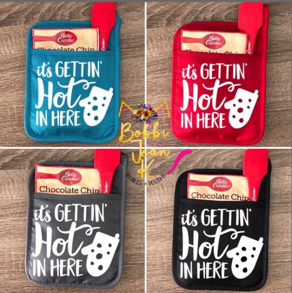 It's Gettin' Hot In Here Pot Holder Gift Set picture