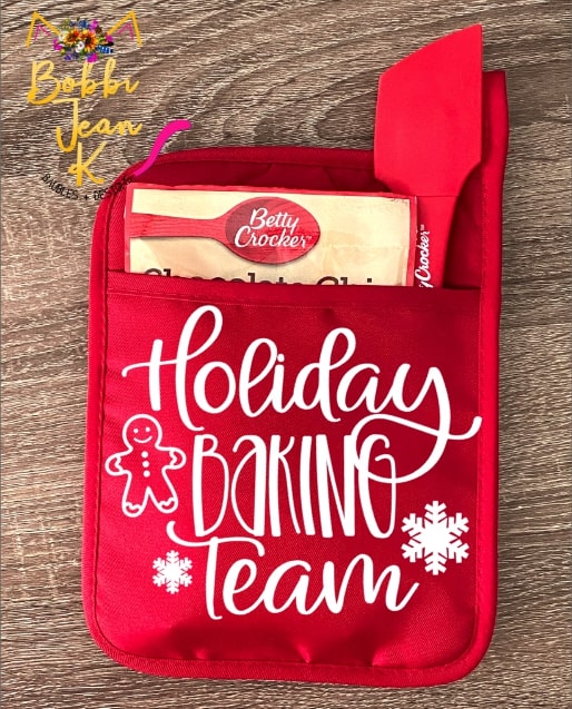 Holiday Baking Team Pot Holder Gift Set picture