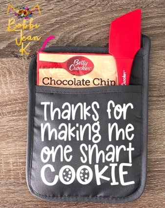 Thanks for Making Me One Smart Cookie Pot Holder Gift Set picture