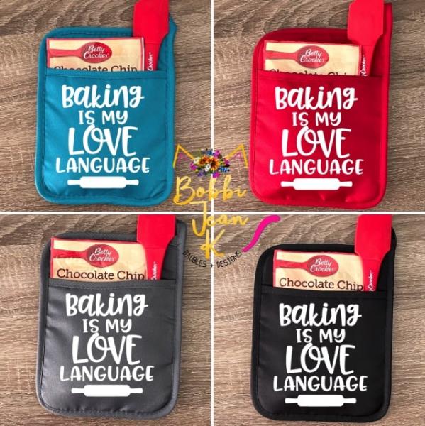 Baking is My Love Language Pot Holder Gift Set